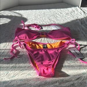 Hurley Pink and Orange Bikini